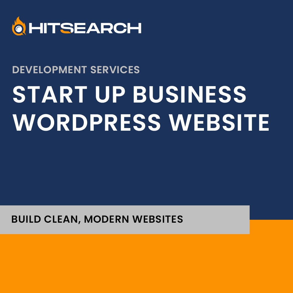 Start Up business wordpress website