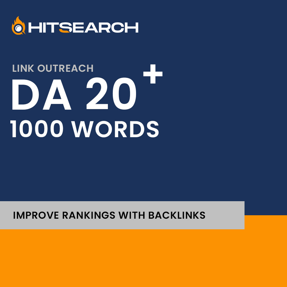 Link Outreach DA 20 with 1000 words