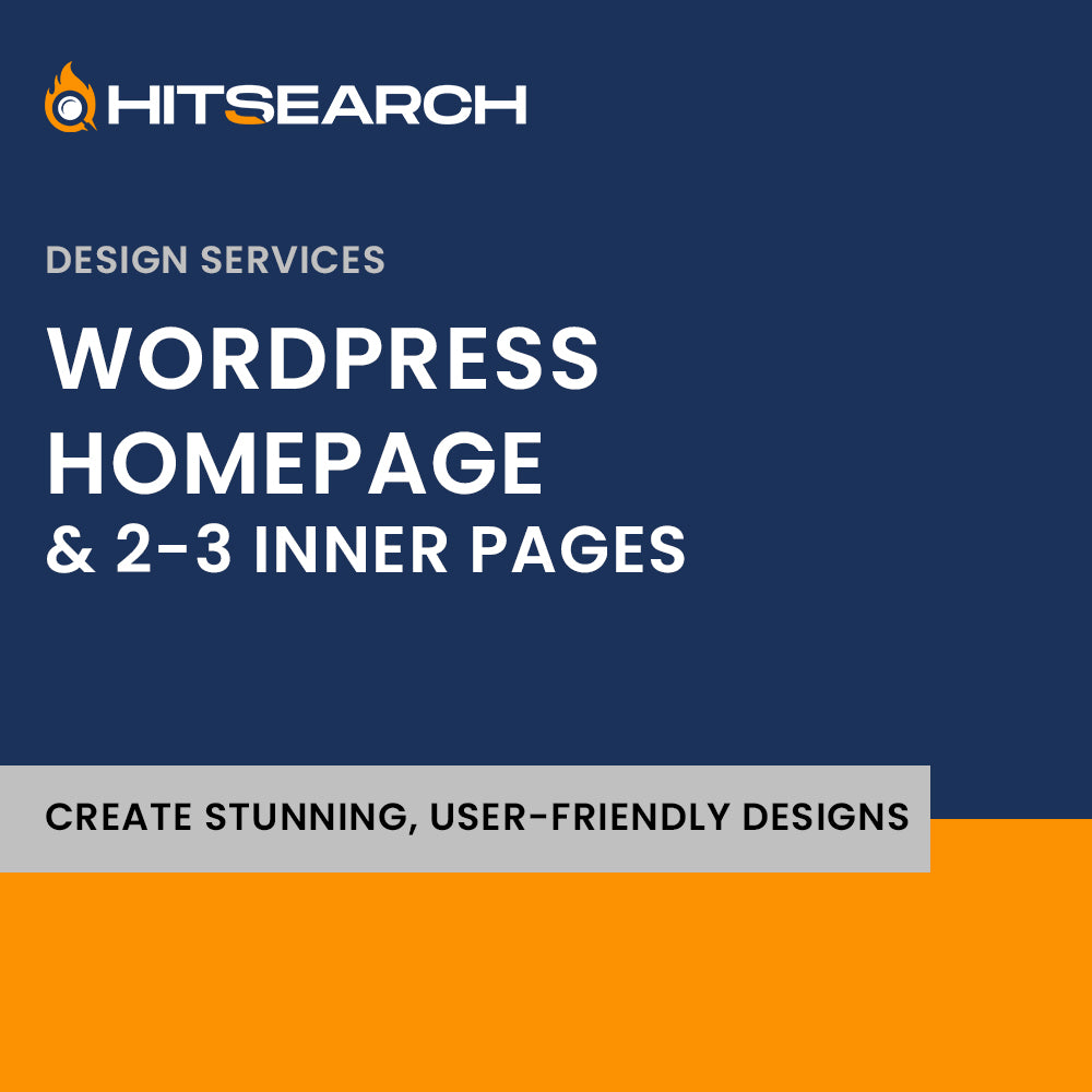 WordPress Homepage & 2-3 inner Pages