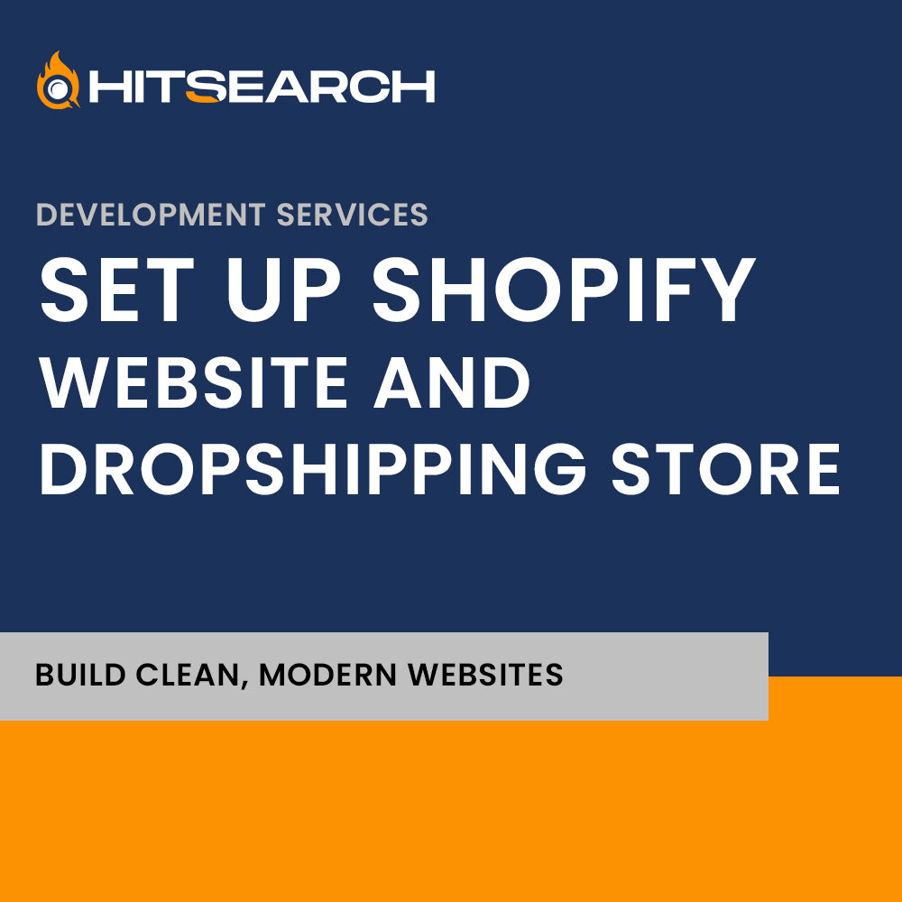 set up shopify website and dropshipping store