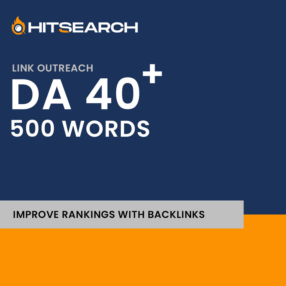 Link Outreach DA 40 with 500 words